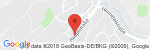Position der Autogas-Tankstelle: BFT Tankstelle in 58675, Hemer