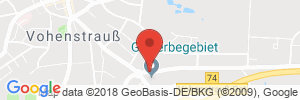 Position der Autogas-Tankstelle: Esso Station Bergler Mineralöl GmbH in 92648, Vohenstrauß