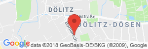 Position der Autogas-Tankstelle: Autohaus Hornfeck an der AGRA in 04279, Leipzig
