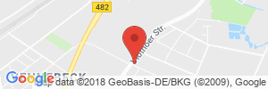 Position der Autogas-Tankstelle: Aral Tankstelle Schrader in 32457, Porta Westfalica