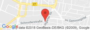 Position der Autogas-Tankstelle: Freie Tankstelle Spathelf OHG in 74074, Heilbronn