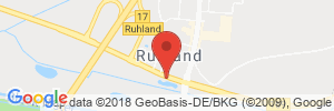 Position der Autogas-Tankstelle: Autohaus Honda-Hermann in 01987, Schwarzheide