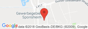 Position der Autogas-Tankstelle: Autohaus Honrath (Tankautomat) in 55411, Bingen