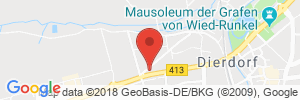 Position der Autogas-Tankstelle: Aral- Tankstelle Ladewig GmbH in 56269, Dierdorf