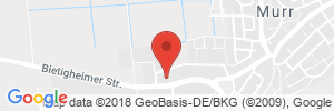 Position der Autogas-Tankstelle: Aral Tankstelle (LPG der Aral AG) in 71711, Murr