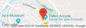 Position der Autogas-Tankstelle: BayWa Tankstelle Eichstätt in 85072, Eichstätt