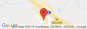 Position der Autogas-Tankstelle: JET Tankstelle in 56587, Oberhonnefeld