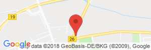 Position der Autogas-Tankstelle: Walther Tankstelle Maria Hubel in 97440, Werneck