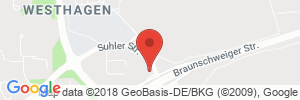 Position der Autogas-Tankstelle: Shell Station in 38444, Wolfsburg
