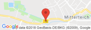 Position der Autogas-Tankstelle: AVIA Tankstelle Burger in 95666, Mitterteich