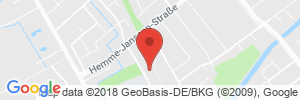 Position der Autogas-Tankstelle: Vela Einkaufswelt in 26802, Moormerland