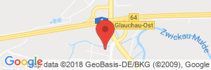 Position der Autogas-Tankstelle: Total Station in 08371, Glauchau