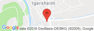 Position der Autogas-Tankstelle: Kaufland-Tankstelle in 97999, Igersheim