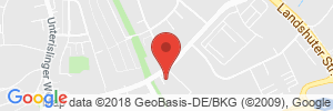 Position der Autogas-Tankstelle: Jet Tankstelle in 93053, Regensburg