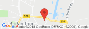 Position der Autogas-Tankstelle: OIL! Tankstelle in 23919, Berkenthin
