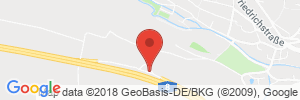 Position der Autogas-Tankstelle: BAB-Tankstelle Denkendorf Nord (Shell) in 73770, Denkendorf