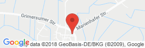 Position der Autogas-Tankstelle: Wirdumer Tankeck in 26529, Wirdum
