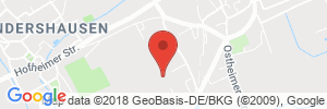 Position der Autogas-Tankstelle: SB Tankstelle - Mineralöle in 97461, Hofheim
