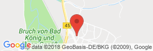 Position der Autogas-Tankstelle: Esso-Station in 64732, Bad König