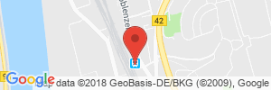 Position der Autogas-Tankstelle: LGT (Tankautomat) in 56112, Lahnstein-Niederlahnstein