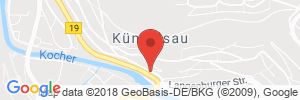 Position der Autogas-Tankstelle: ARAL Station in 74653, Künzelsau