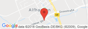 Position der Autogas-Tankstelle: Freie SD Tankstelle in 49594, Alfhausen
