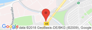 Position der Autogas-Tankstelle: Shell Station in 60596, Frankfurt am Main