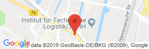 Position der Autogas-Tankstelle: JET Tankstelle in 21073, Hamburg-Harburg