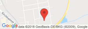 Position der Autogas-Tankstelle: GLOBUS Grünstadt in 67269, Grünstadt