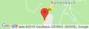 Position der Autogas-Tankstelle: Aquamarin Autowaschgesellschaft mbH in 07422, Rottenbach