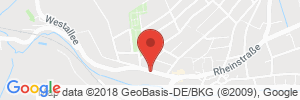 Position der Autogas-Tankstelle: Westerwald Automobile GmbH, Hyundai-Vertragshändler in 56235, Randsbach-Baumbach