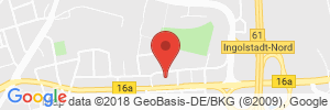 Position der Autogas-Tankstelle: Shell Station A. Zrenner GmbH in 85055, Ingolstadt