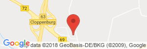 Position der Autogas-Tankstelle: Autohof Cloppenburger Land GmbH in 49685, Emstek-Bühren
