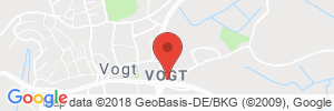 Position der Autogas-Tankstelle: ARAL Tankstelle in 88267, Vogt