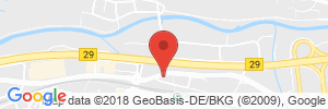 Position der Autogas-Tankstelle: Auto-Palmer GmbH (Esso) in 71384, Weinstadt