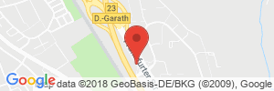 Position der Autogas-Tankstelle: Shell Station in 40595, Düsseldorf-Garath