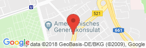 Position der Autogas-Tankstelle: ARAL Tankstelle Herr Seidel in 60389, Frankfurt