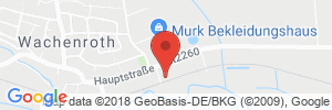 Position der Autogas-Tankstelle: Murk GmbH & Co. KG in 96193, Wachenroth