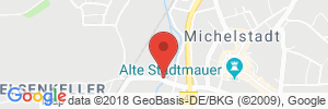 Position der Autogas-Tankstelle: CAMP IN in 64720, Michelstadt