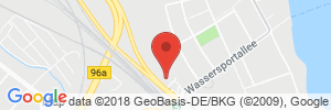 Position der Autogas-Tankstelle: Total Tankstelle in 12527, Berlin