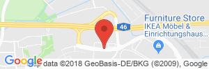 Position der Autogas-Tankstelle: SVG Autohof / Düsseldorf in 40591, Düsseldorf