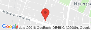 Position der Autogas-Tankstelle: Esso Station in 13583, Berlin