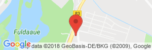 Position der Autogas-Tankstelle: Aral Tankstelle (LPG der Aral-AG) in 34123, Kassel