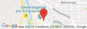 Position der Autogas-Tankstelle: Total Tankstelle in 55411, Bingen