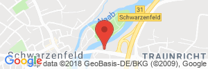Position der Autogas-Tankstelle: Shell in 92521, Schwarzenfeld