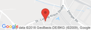 Position der Autogas-Tankstelle: Shell Station in 85057, Ingolstadt