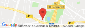 Position der Autogas-Tankstelle: Esso in 22761, Hamburg
