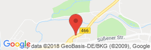 Position der Autogas-Tankstelle: OMV-Donzdorf in 73072, Donzdorf