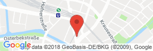 Position der Autogas-Tankstelle: Esso in 22305, Hamburg