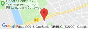 Position der Autogas-Tankstelle: Aral Tankstelle in 04109, Leipzig 